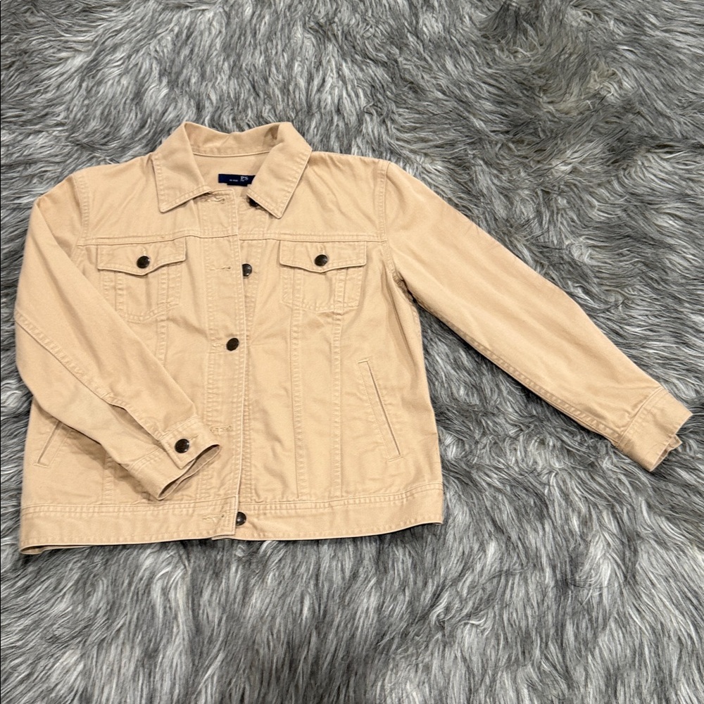 Chaps Tan Denim Jacket